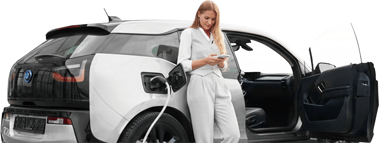 Person browsing an online car listing