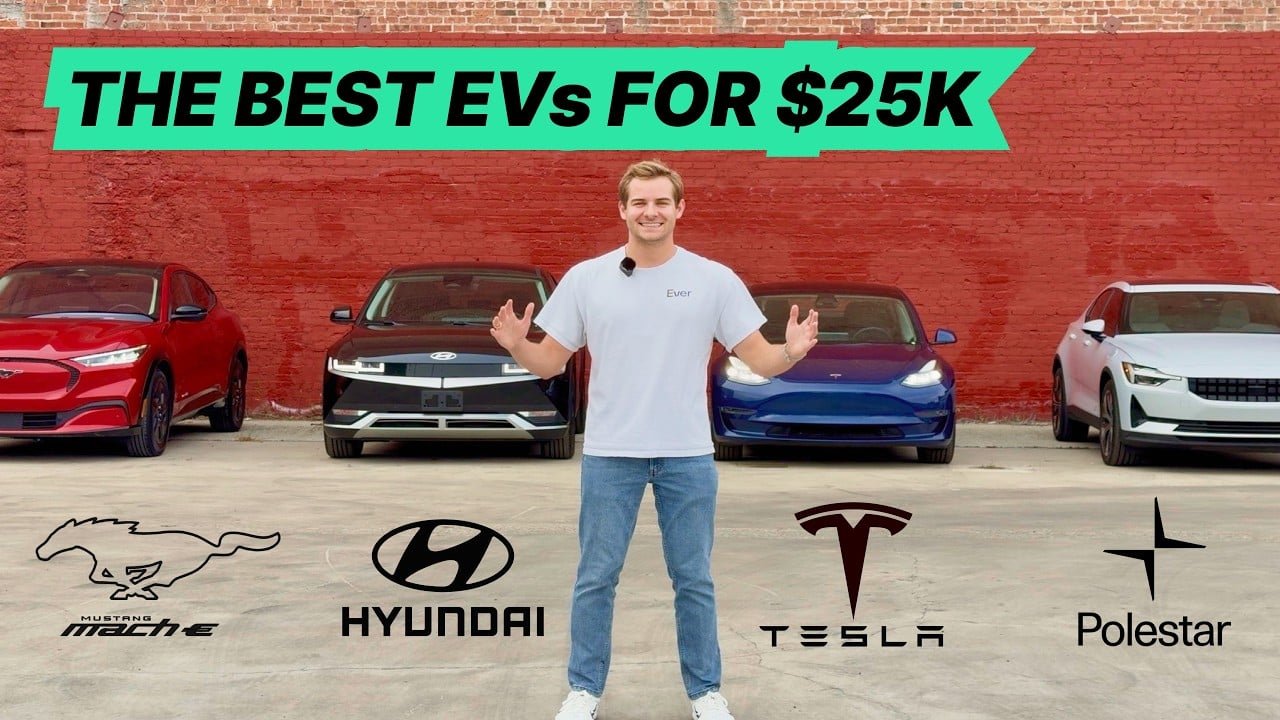 The Best EVs For Under $25,000 In 2026